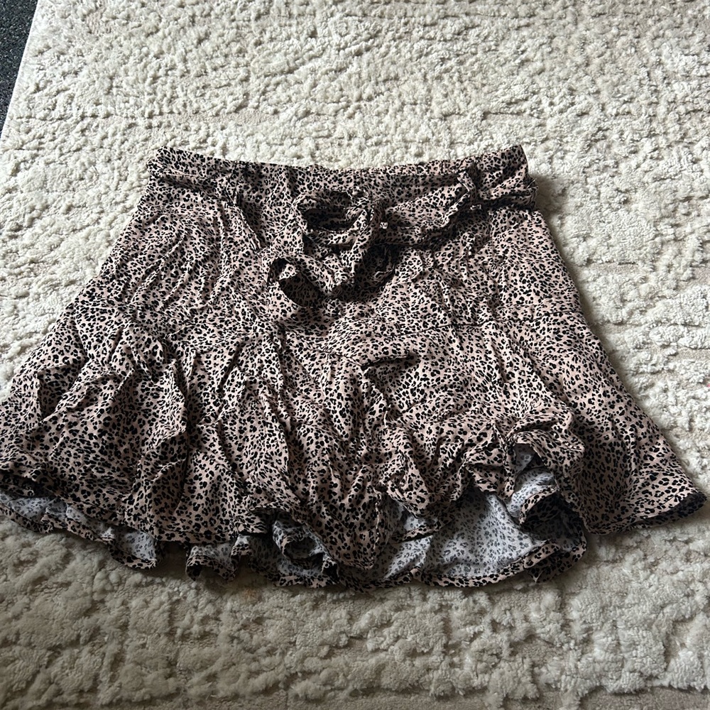 Cheetah mini skirt